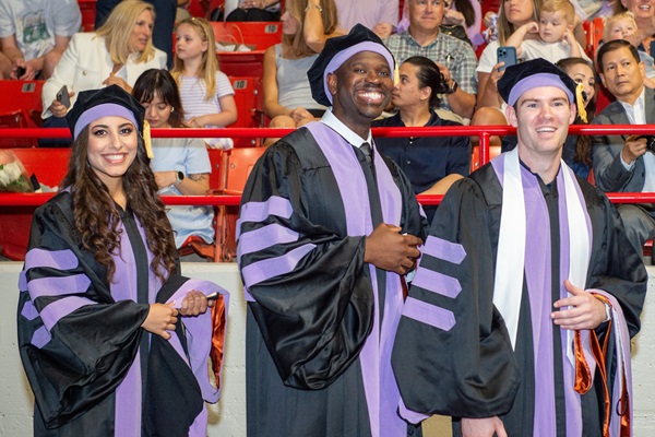 School of Dentistry students at commencement