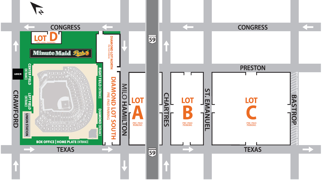 Minute Maid Park Map Home - Commencement - Uthealth