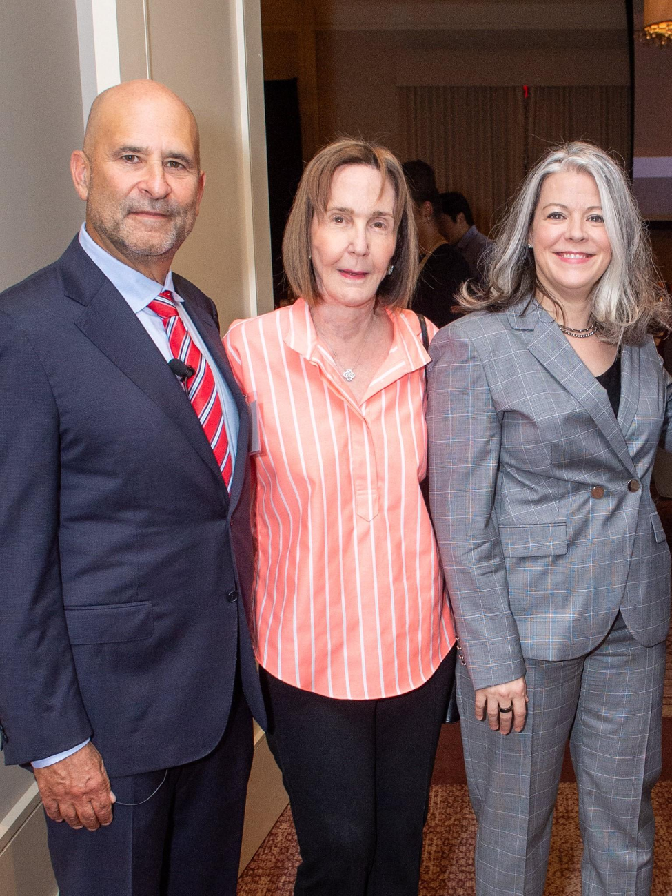 Mark Lachs, MD, MPH, UTHealth Houston Development Board Member Nancy Guinee, Holly Holmes, MD